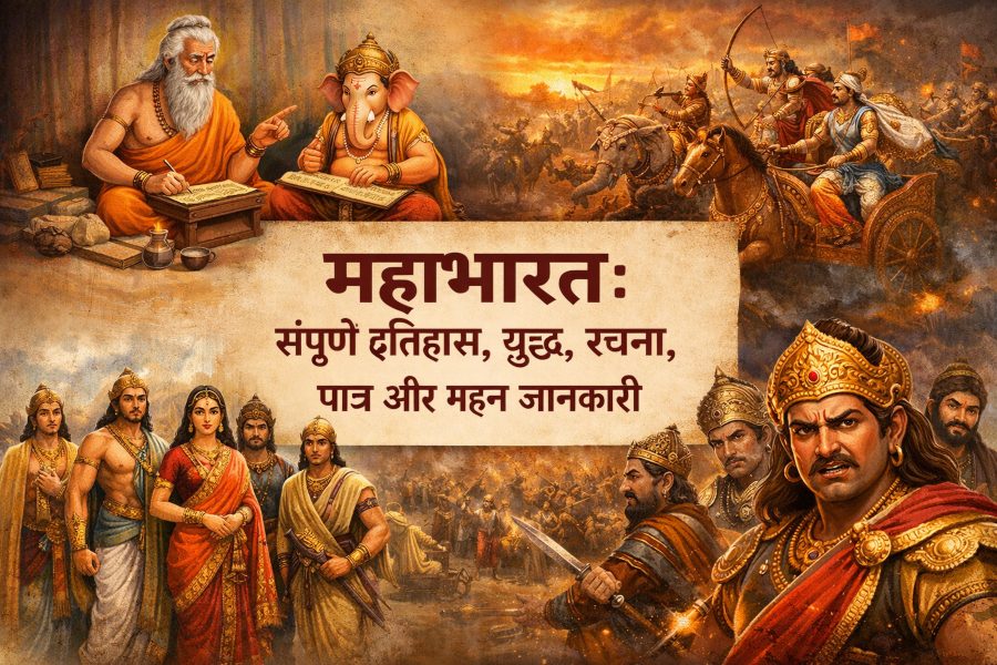 महाभारत: संपूर्ण इतिहास, युद्ध, रचना, पात्र और गहन जानकारी