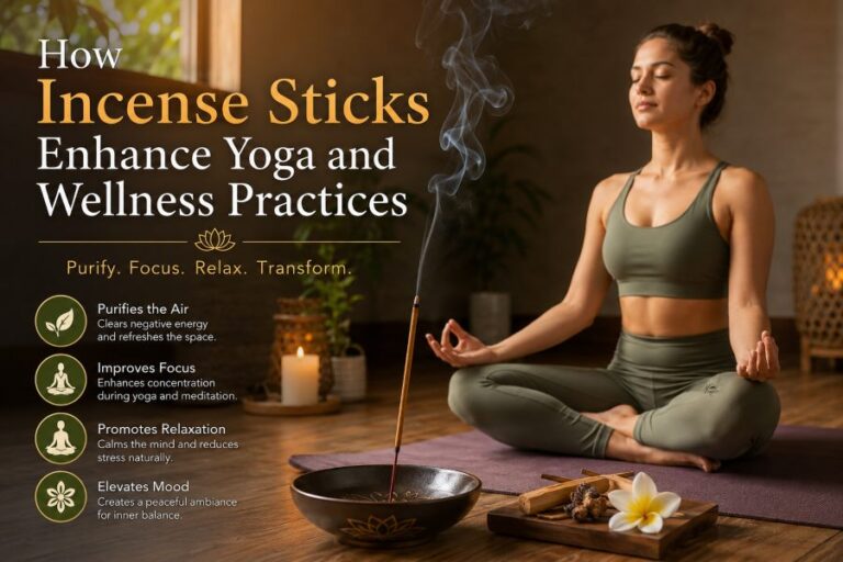 Incense Sticks create a peaceful